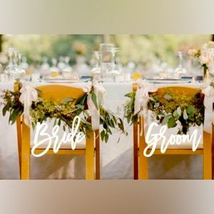 New Bride & Groom Sign